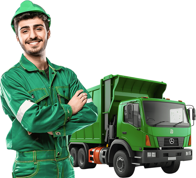 Worker & Truck